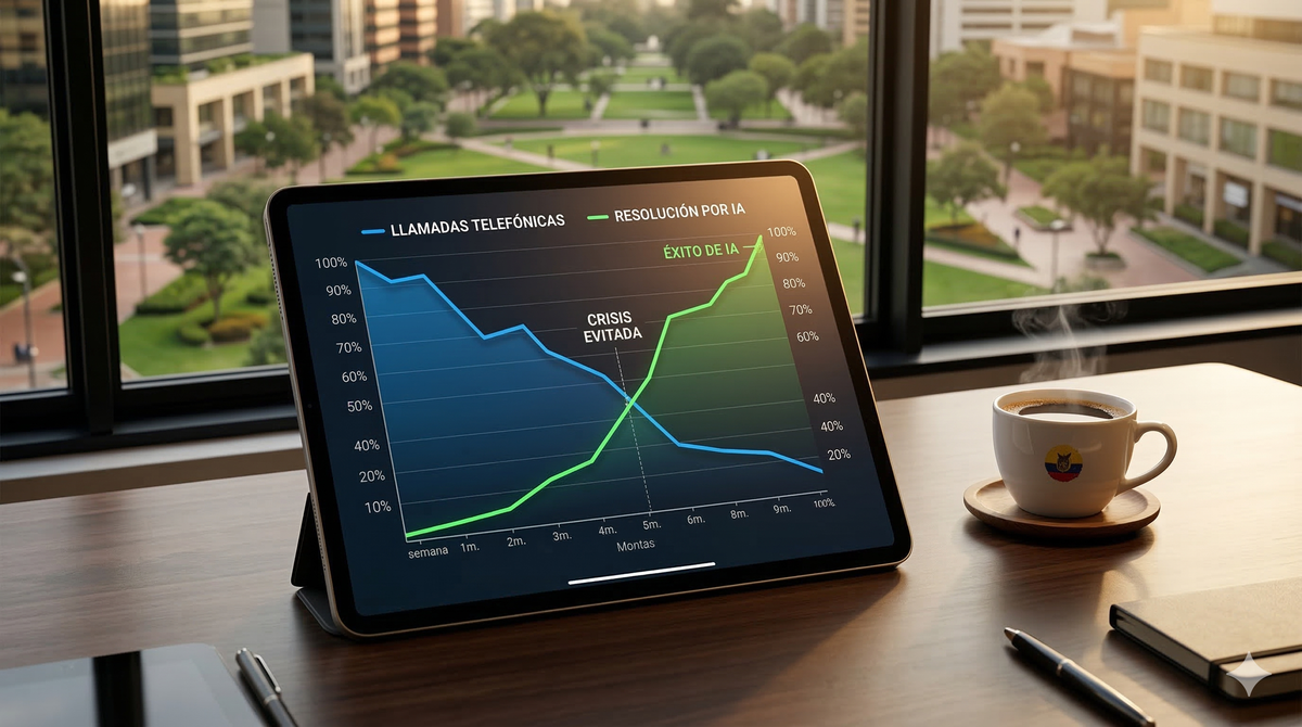 Cómo un Asistente Virtual Inteligente redujo el volumen de llamadas de soporte en un 45%