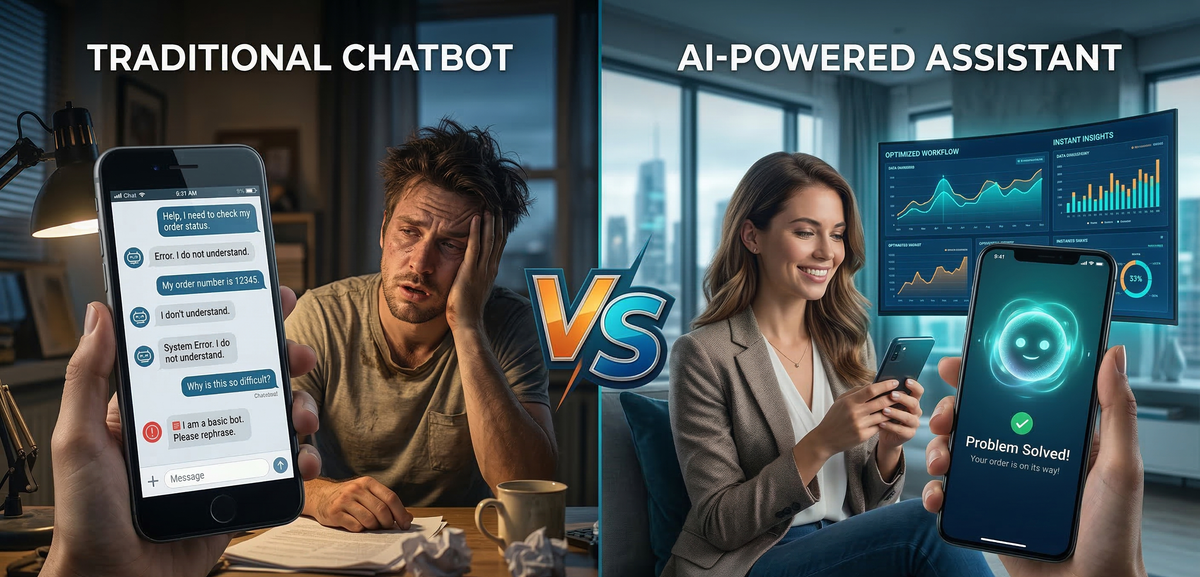 Tu antiguo chatbot está frustrando a tus clientes: Por qué es urgente evolucionar a la IA Cognitiva