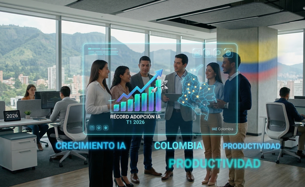 La adopción de IA corporativa en Colombia rompe récords en el primer trimestre de 2026