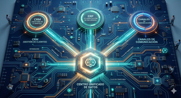 Roadmap de Arquitectura Empresarial: Cómo conectar tu CRM, ERP y canales de atención